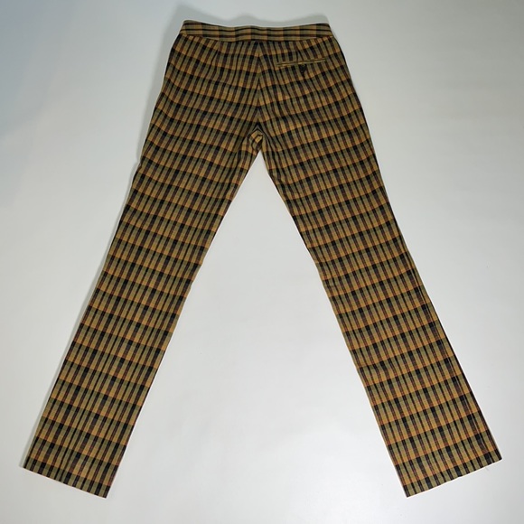 Derek Lam Plaid Straight Leg Trousers - sz 0 - Picture 3 of 5
